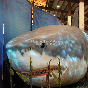 Children Museum Oceans Theme Show Animatronic Megalodon Shark