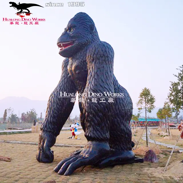 Animatronics animal robot model playground equipment animatronic animal gorilla for amusement park