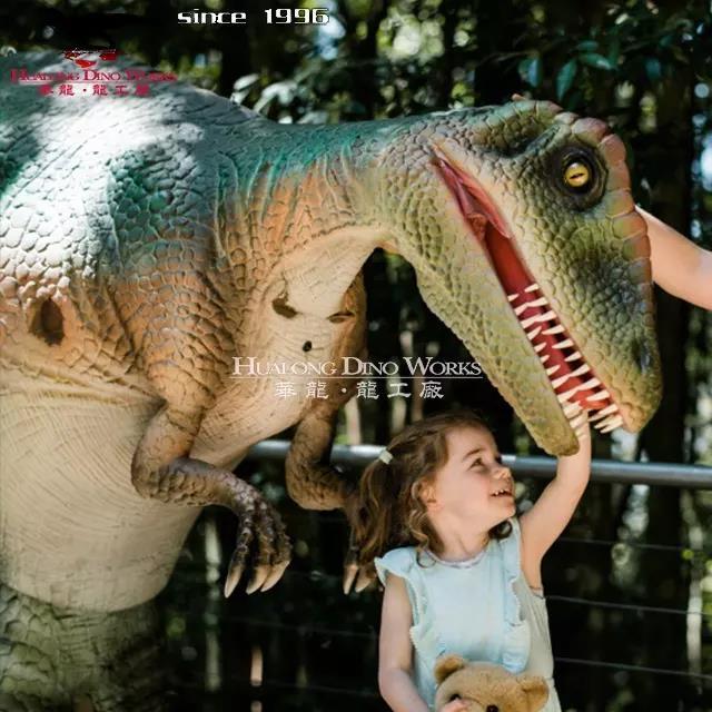 high quality life size realistic velociraptor dinosaur costume for sale