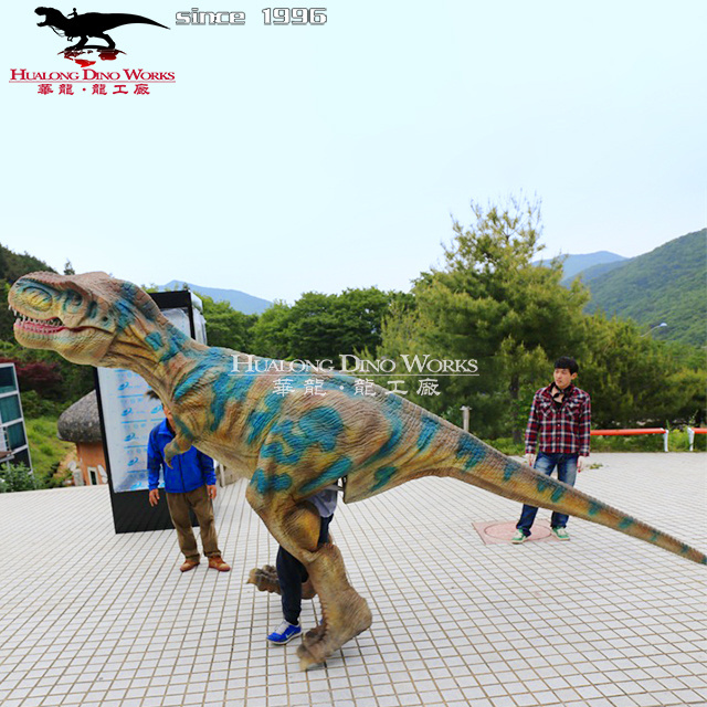 Silicon Rubber Lifelike Adult  Realistic Dinosaur Costume