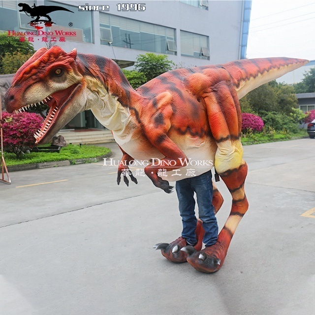 High Quality Dinosaur Like Realistic Velociraptor Costume And Other Dinosaur Suit