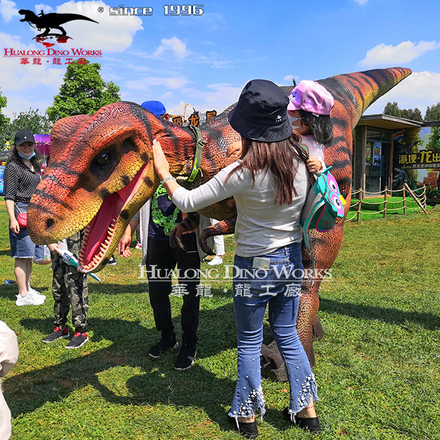 Walking with dinosaur customized adult dinosaur costume