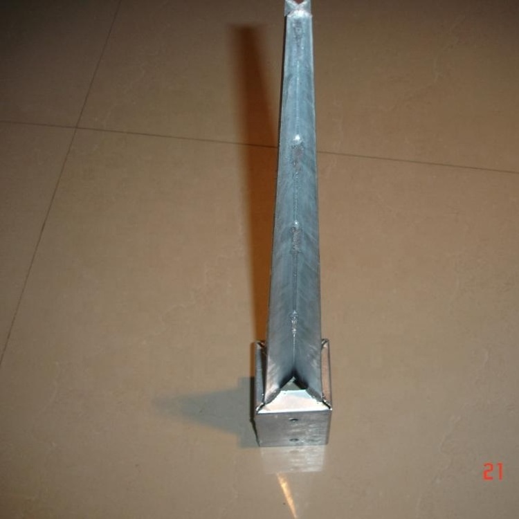 Galvanized garden fence post spike /anchor post /pole anchor