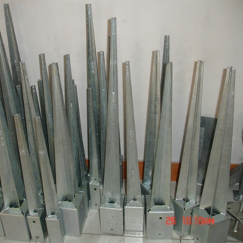 Hot Dip Galvanized Metal Ground Pole Anchor for Fence Post