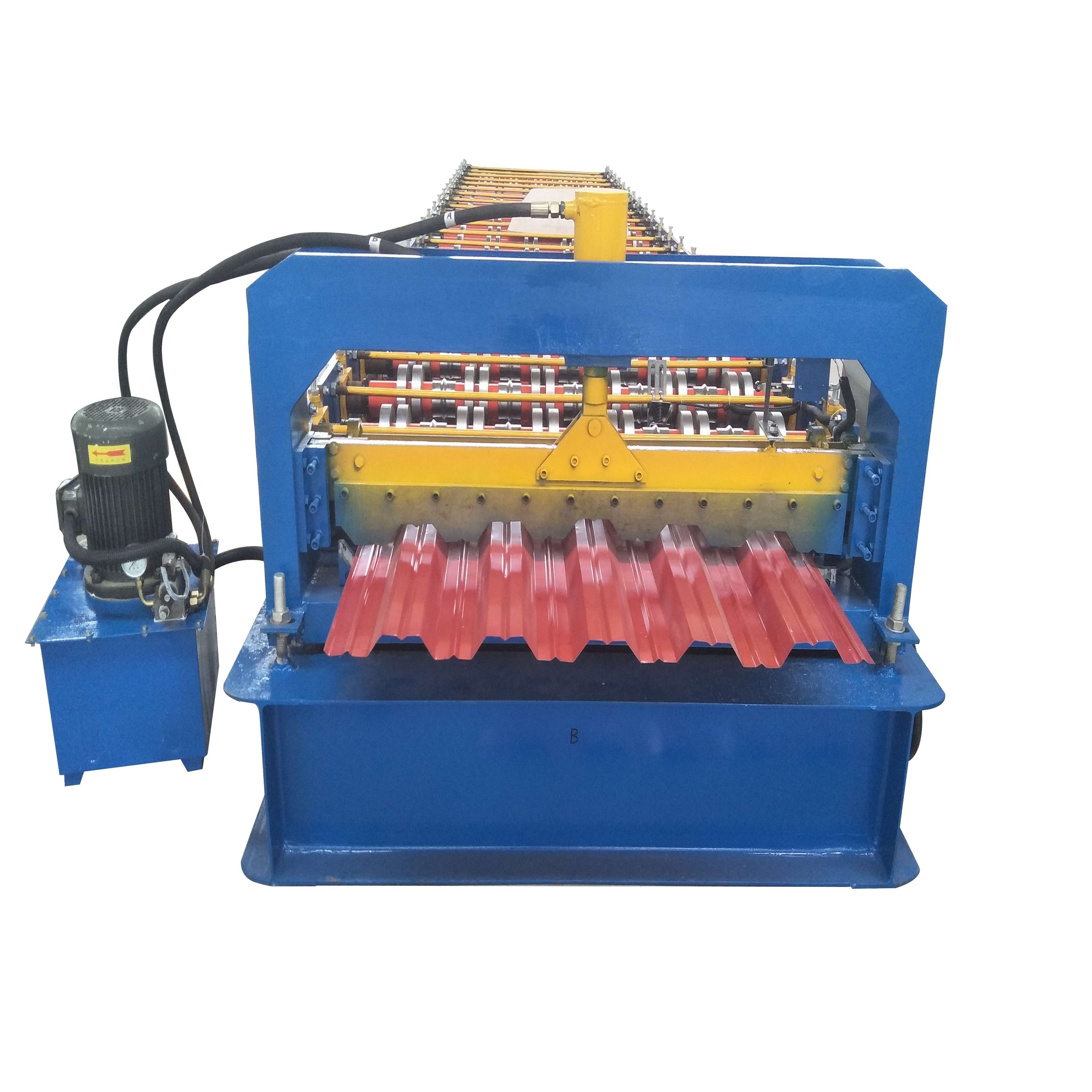 Manufacturing Metal Roofing Sheet Tile Press  Making Roll Forming Machine