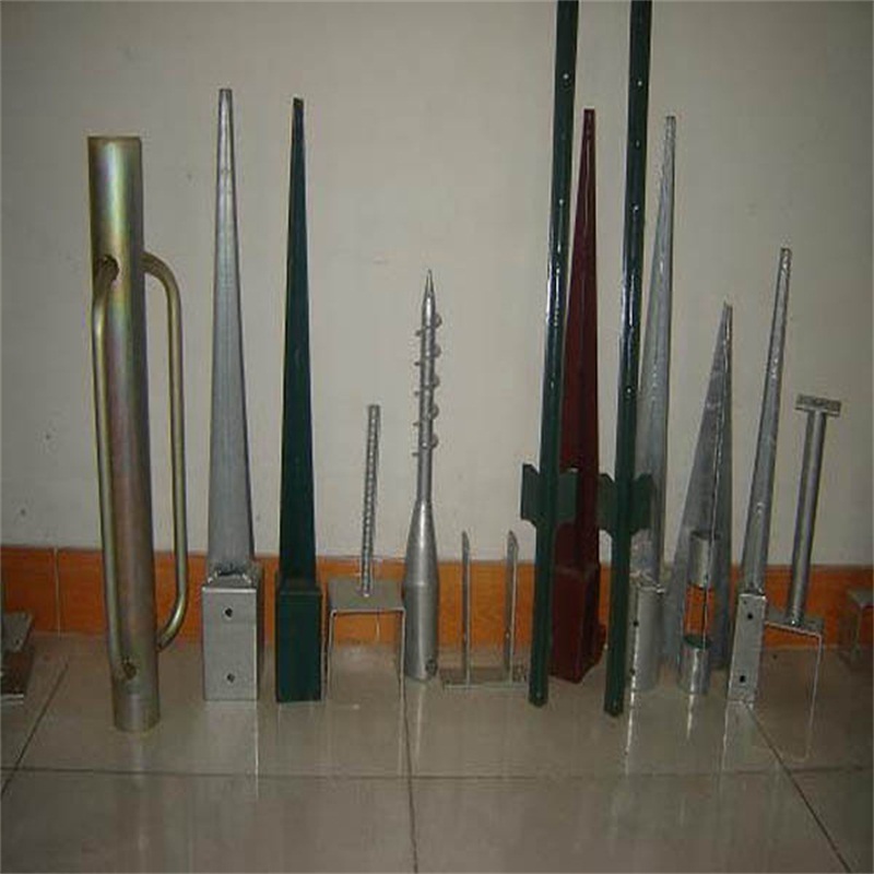 Hot Dip Galvanized Metal Ground Pole Anchor for Fence Post