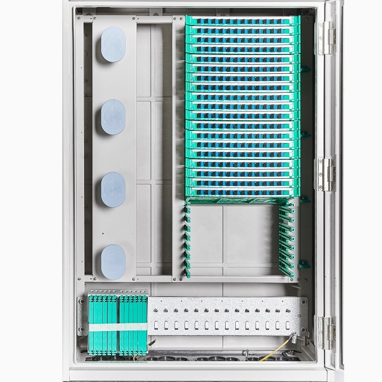 SMC outdoor fiber cabinet SC prot fiber distribution hub FDH network cabinet fiber distribution box mdf main distribution frame