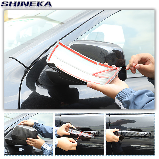 Hot Sale Car Accessories Outer Door Handle Cover Protection + Rearview Mirror Cover For Dodge Durango 2011+