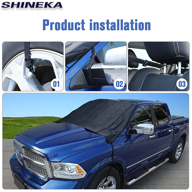 Car Windshield Snow Cover Ice Shield Frost Guard Window Shade Fits For Dodge RAM 2018+