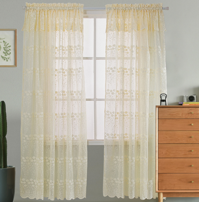 Lace Curtain For Windows Arabic Textile Curtain Design New Model