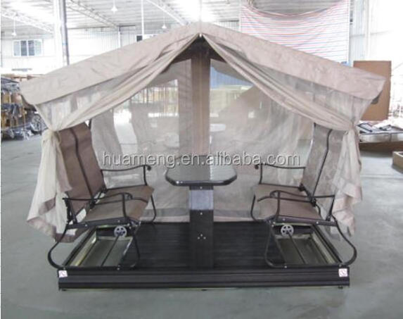 4 person patio garden swing with canopy gazebo hammock with swings glider furniture