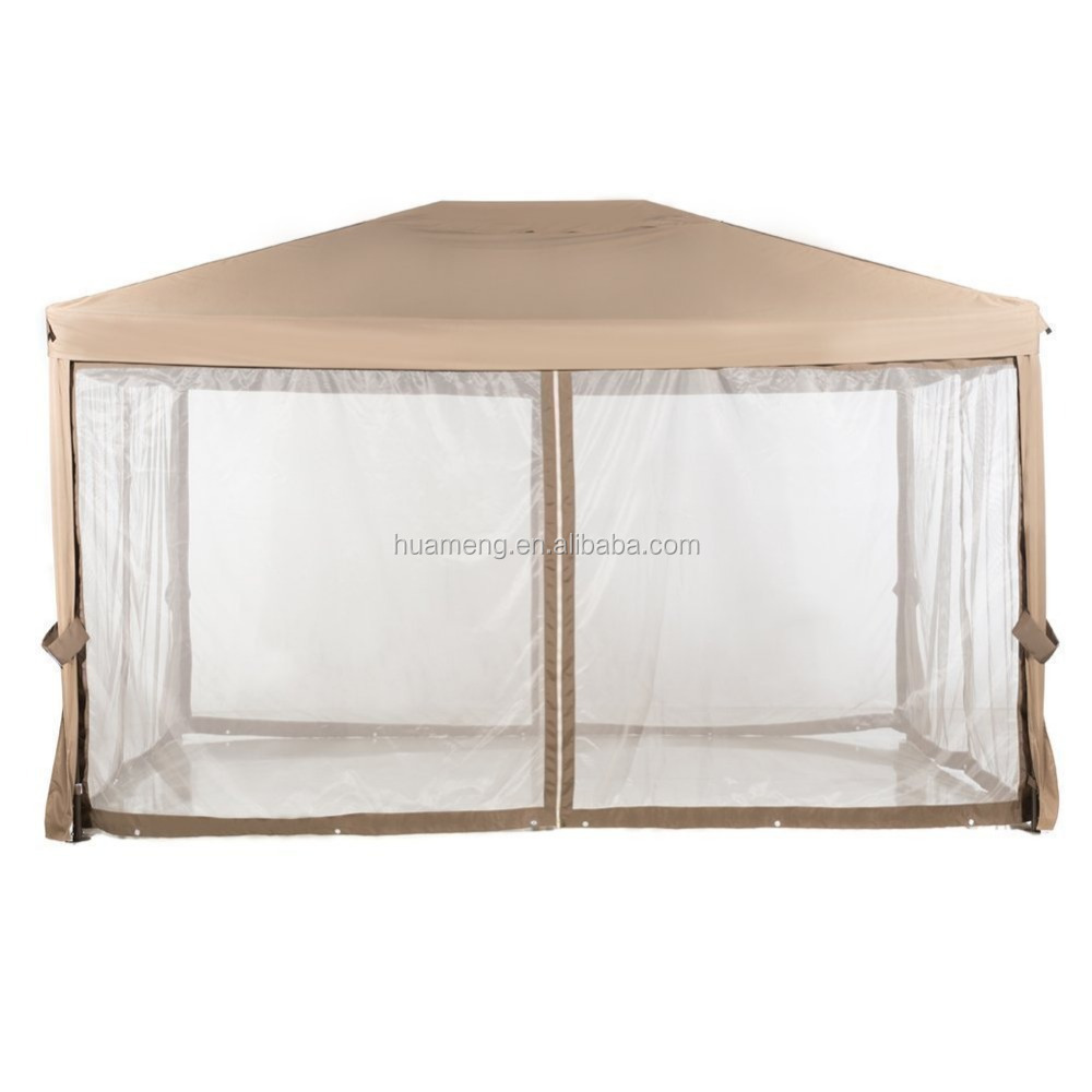 luxury abba patio outdoor garden canopy shelter gazebo with mosquito net 10x13ft