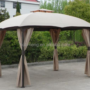 soft top outdoor patio metal garden pavilioncanopy gazebo with curatins mosquito netting