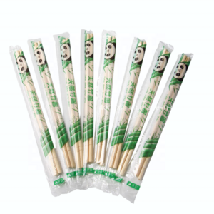 Chinese Manufacturer High Quality Individually Opp Wrapped Bamboo Chopsticks with custom logo