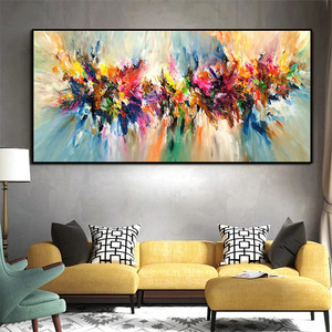 new arrive  Abstract Colorful Cloud Oil Painting On Canvas  Decor  Art  Canvas oil painting canvas Paintings And Wall Arts