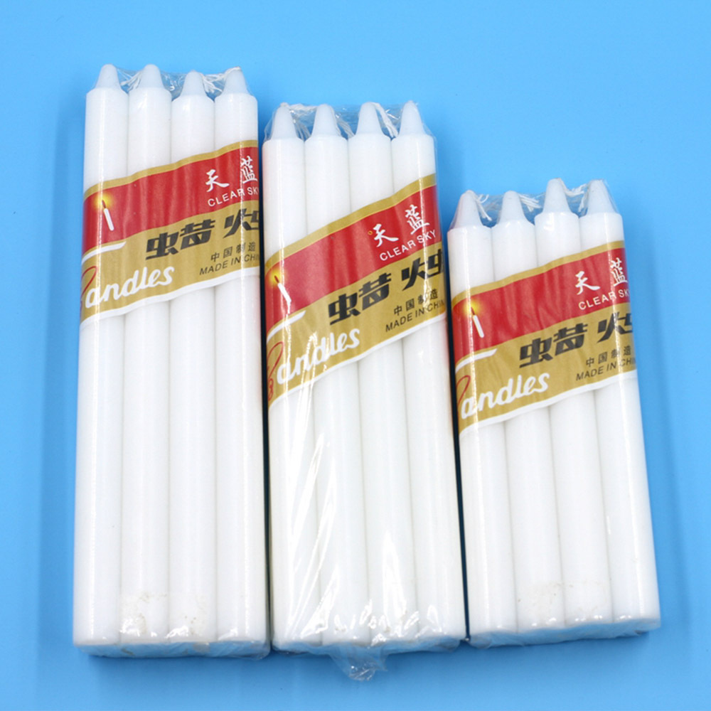 11g 45g Church Candle Wax white Stick Bougies long burning Pillar  Stick Paraffin Wax Household Candle Wholesale