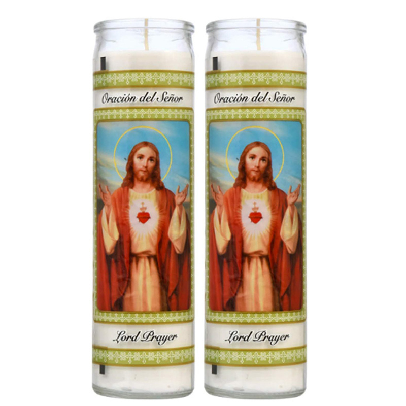 7 day candles wholesale Exporters/7 days scented candles in glass jar religious catholic candles red black white bulk wholesale