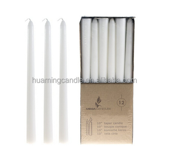 Plain Household Pillar Candles/ Stick Candles White 70% Paraffin Wax and 30% Stearic Acid 100% Cotton Wick Clear Sky Manufactory