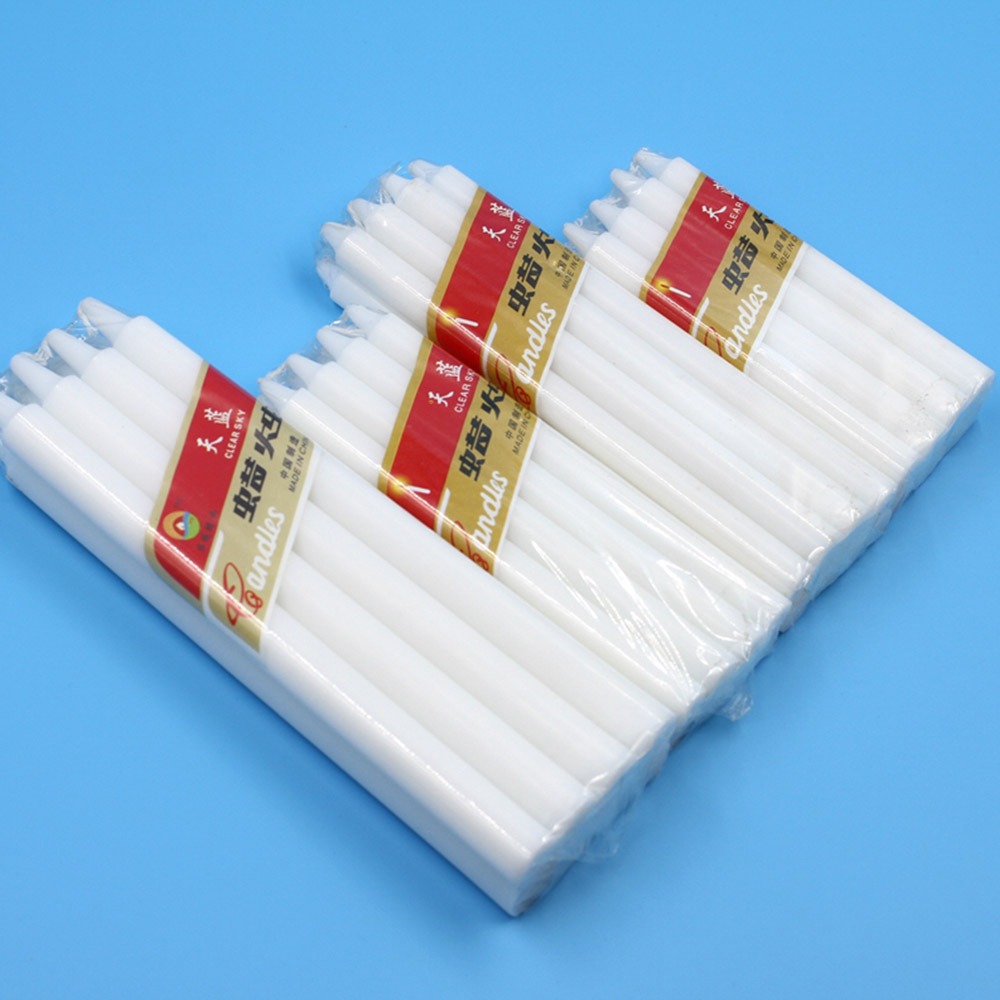 11g 45g Church Candle Wax white Stick Bougies long burning Pillar  Stick Paraffin Wax Household Candle Wholesale