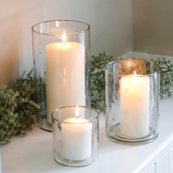 Private label decorative paraffin custom pillar flameless luxury scented white bulk pillar candles