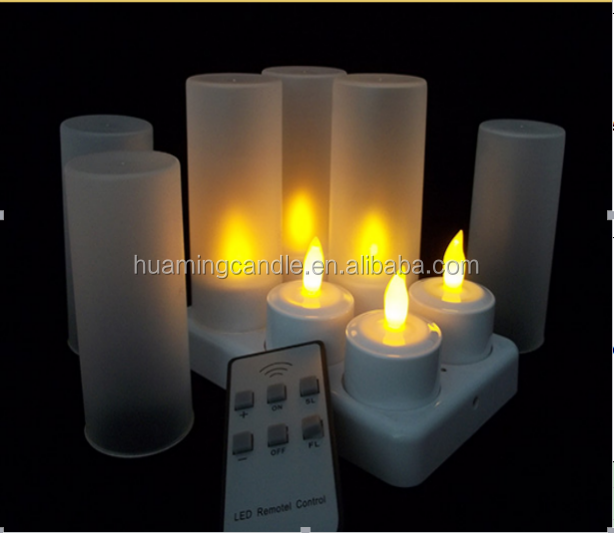 rechargeable led tea light candles