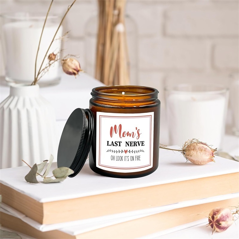 luxury custom Valentine Mothers Day Soy Wax Scented Private Label Hotel 1 Wick Fragrance home fragrance Scented Candles gift set