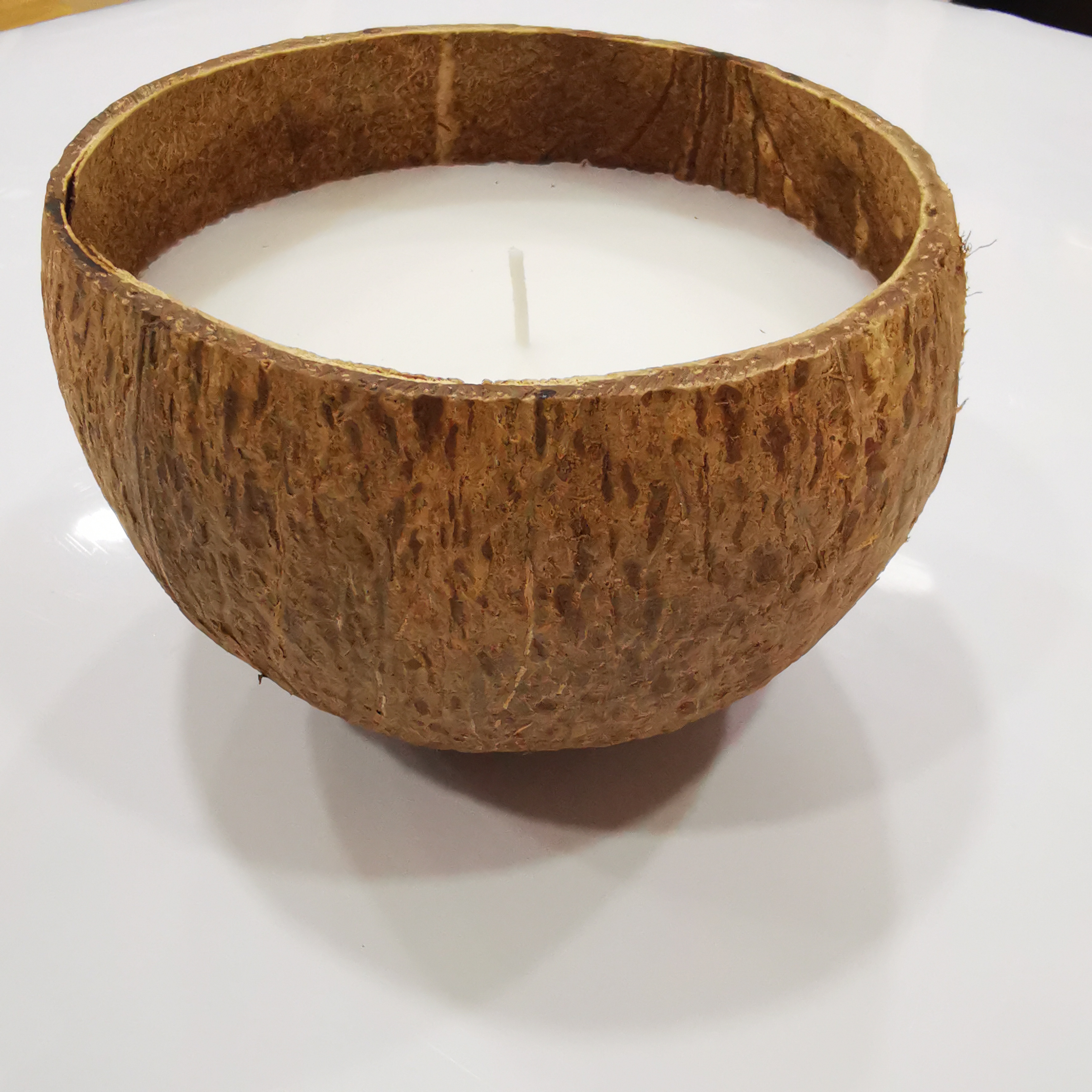 Hot sell creative coconut shell scented candle Home Decoration Wood Wick Gift Set Log Coconut Soy Wax Fragrance Candles