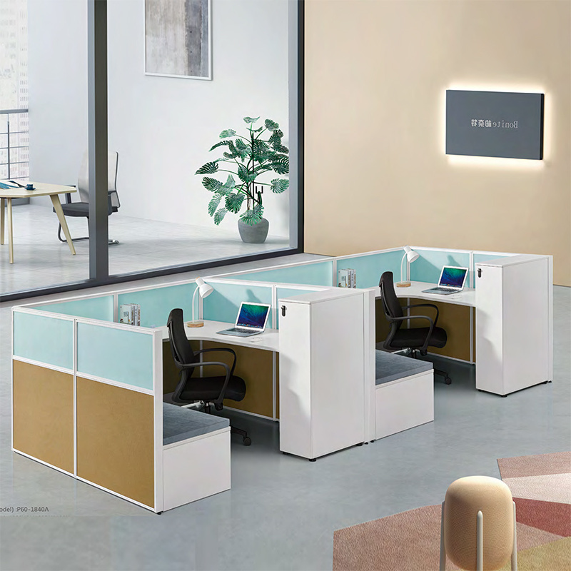 Height Quality Call Center Cubicles Customized Office Workstation Staff Table Office Furniture Table for 2/3/4/6 persons