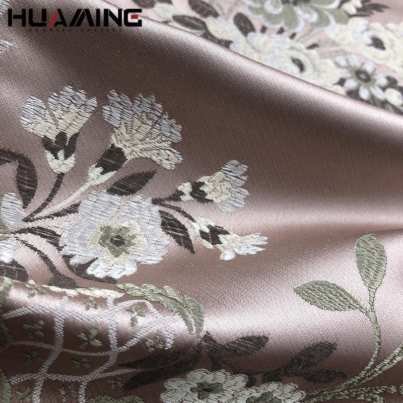 In stock Hot selling Yarn Dyed Silk Dupion Silk Tufflet Fabric Chinese style fabric Satin fabric For Curtain