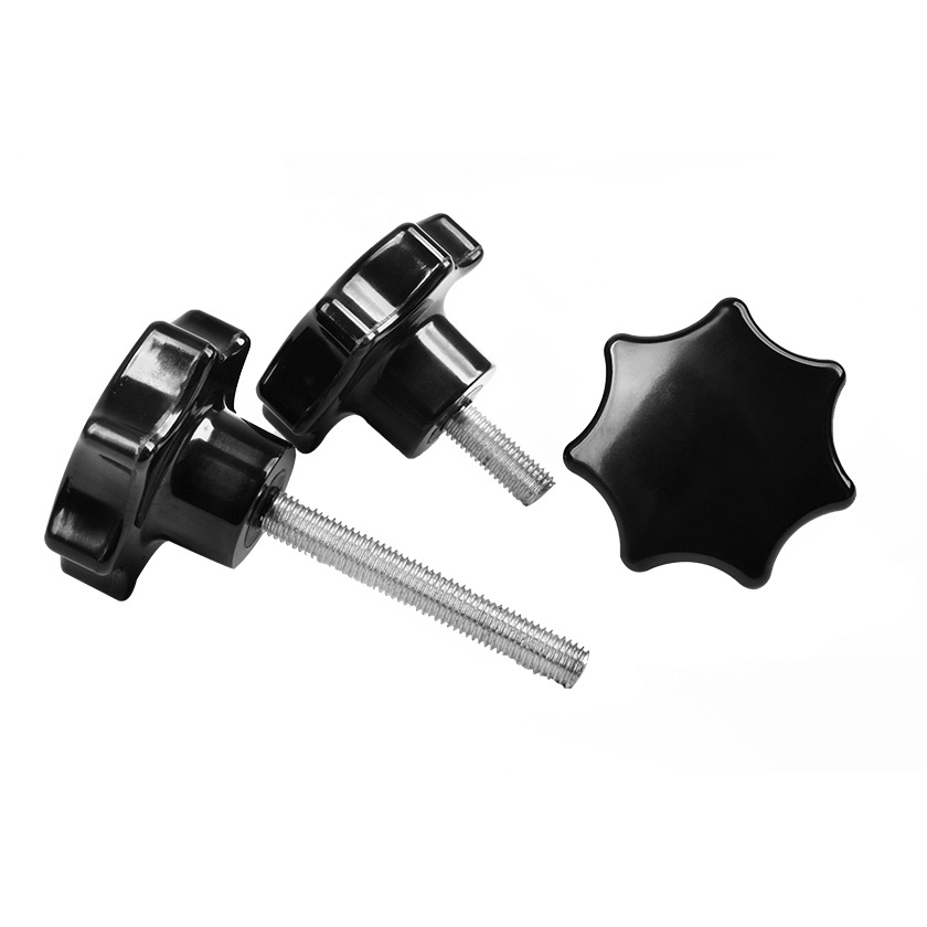 Plastic Shinny Seven Star Knob for Bolts Fixing