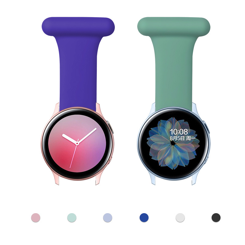 HUAMJ hottest Item 20mm Nurse Silicone Soft Custom Printed FOBS band for Samsung galaxy watch 42mm