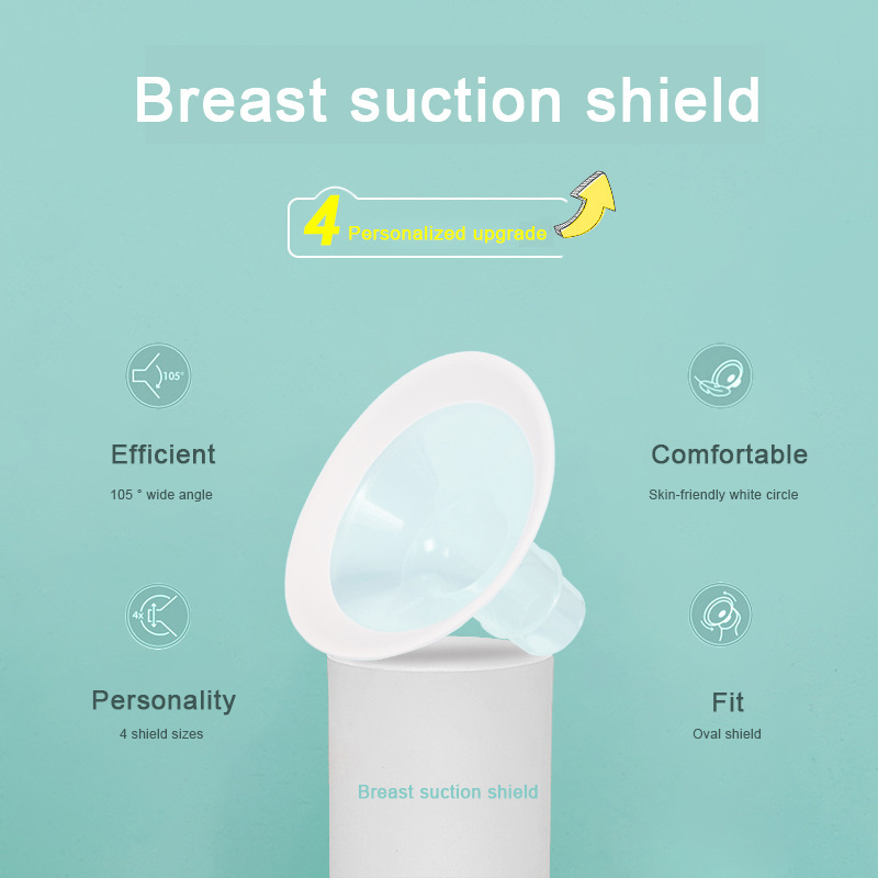 Wholesale Wearable Bpa Free Silicone Flange Insert 21 24 27 30 36mm Hands Free Collection Cup Flange For Breast Pump Accessories