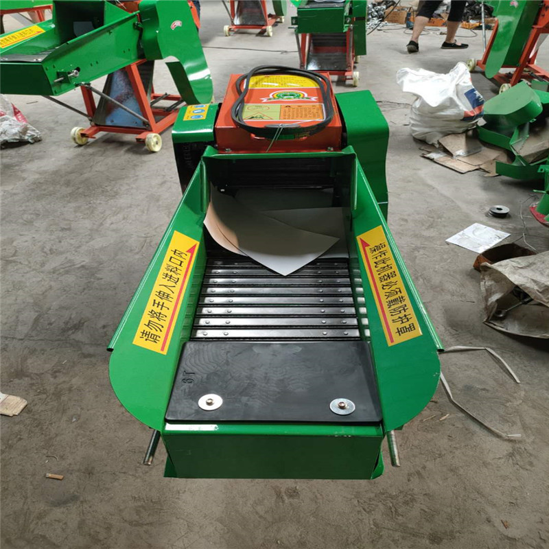 Farm use hay cutting machine motor feed processing machine rice straw chaff cutter machine