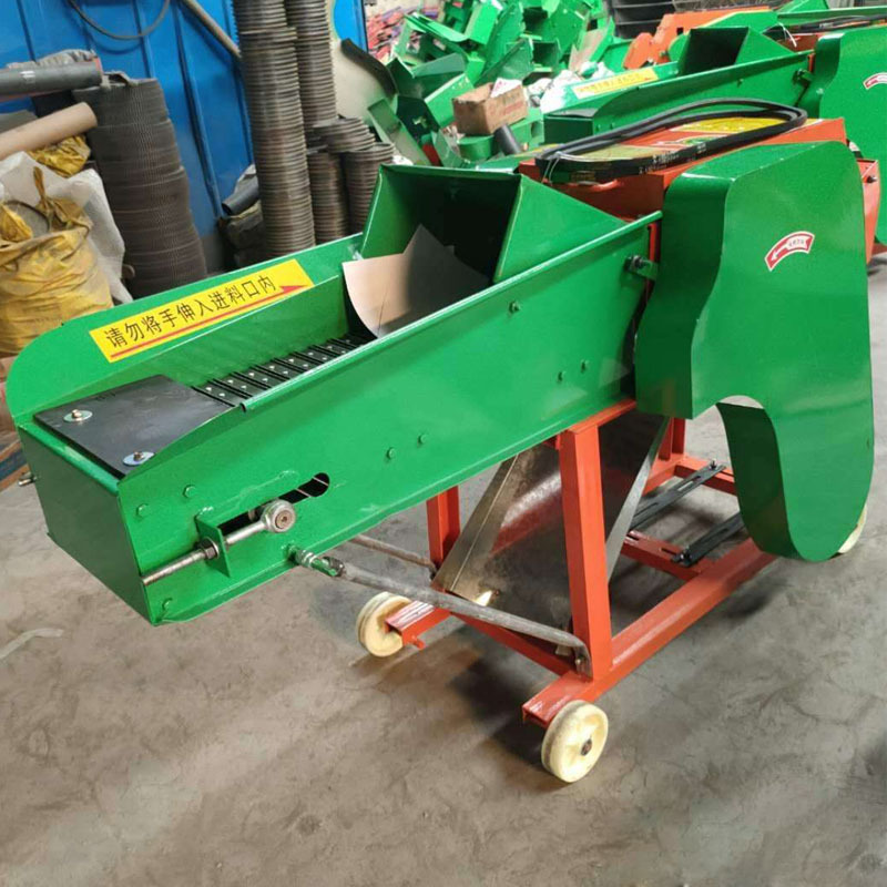 Farm use hay cutting machine motor feed processing machine rice straw chaff cutter machine