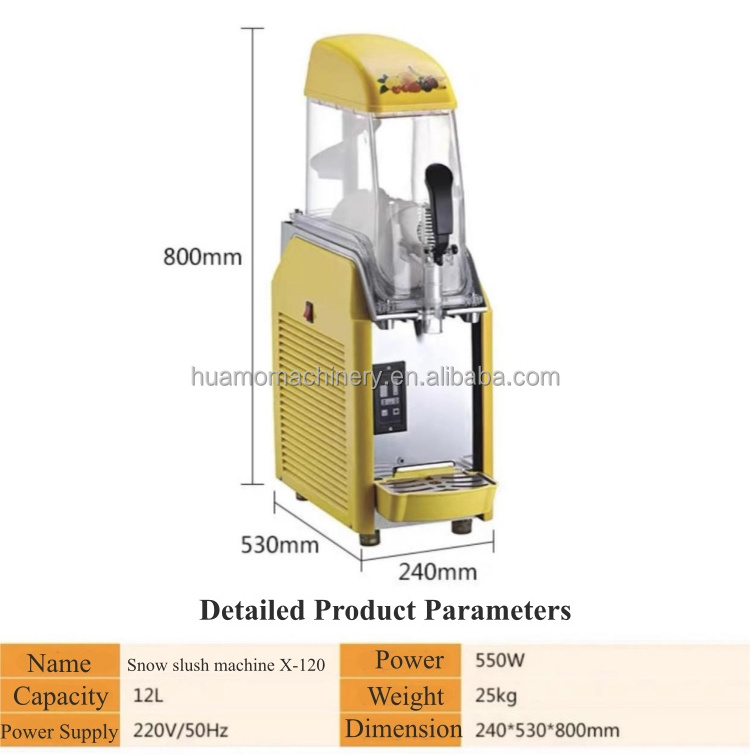 Margarita single cylinder slush machine/commercial smoothie making Slush machine Frozen Daiquiri Slushy Machine On Sale