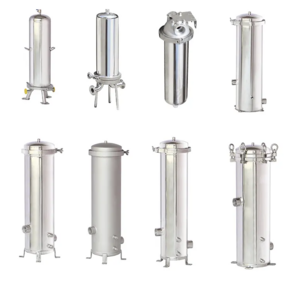 Best Quality Industrial SS Water Pre-filter Housing 10"20"30" 40" Stainless Steel Bag Cartridge 304 316 Filter Housing