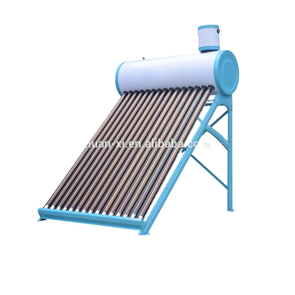 Quality Assured unpressurized solar water heater with heat pipe