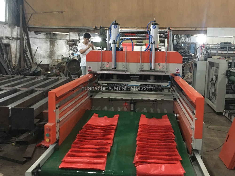 T-shirt shopping Bags Making Machine Manufacturer price