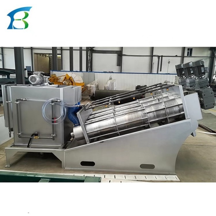 Presse A Vis Plant Dehydrator Water And Wastewater Treatment Machine Sludge Dewatering Machine Screw Press