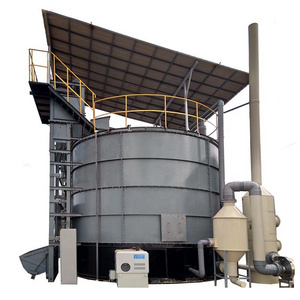 Cow Farm Use Animal Fecal Fermentation Treatment Organic Fertilizer Production Equipment