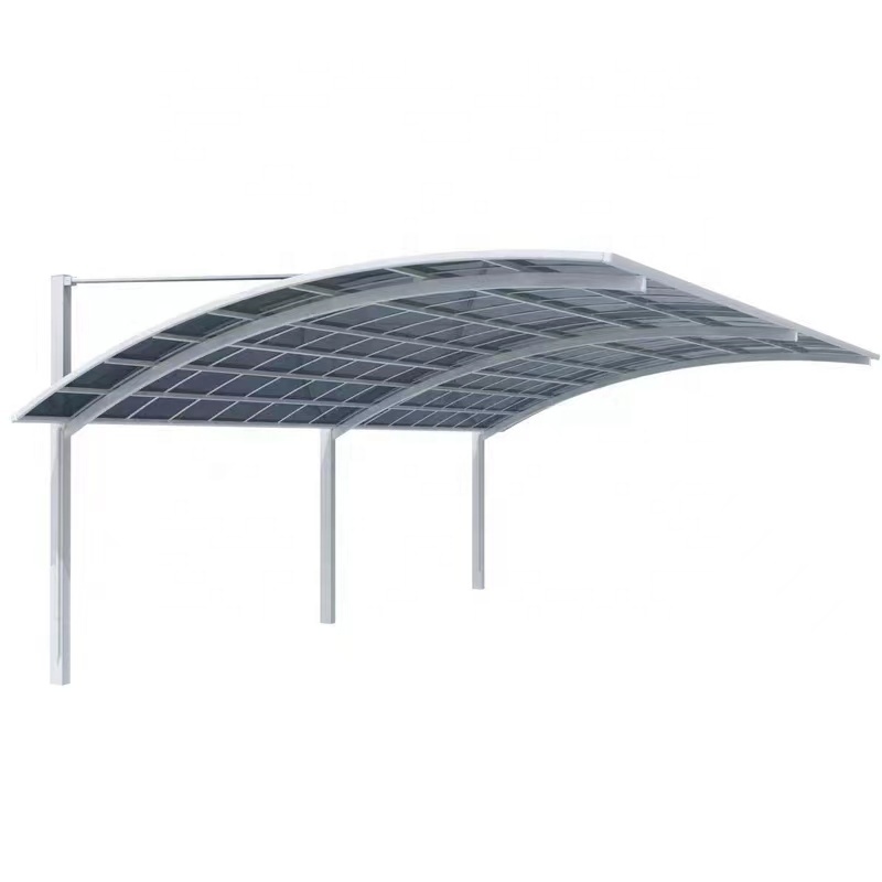 HB Factory Supplier Aluminum Carport Car Cover Shed Packing Polycarbonate PC Plastic Sheet Roof garage canopy carport