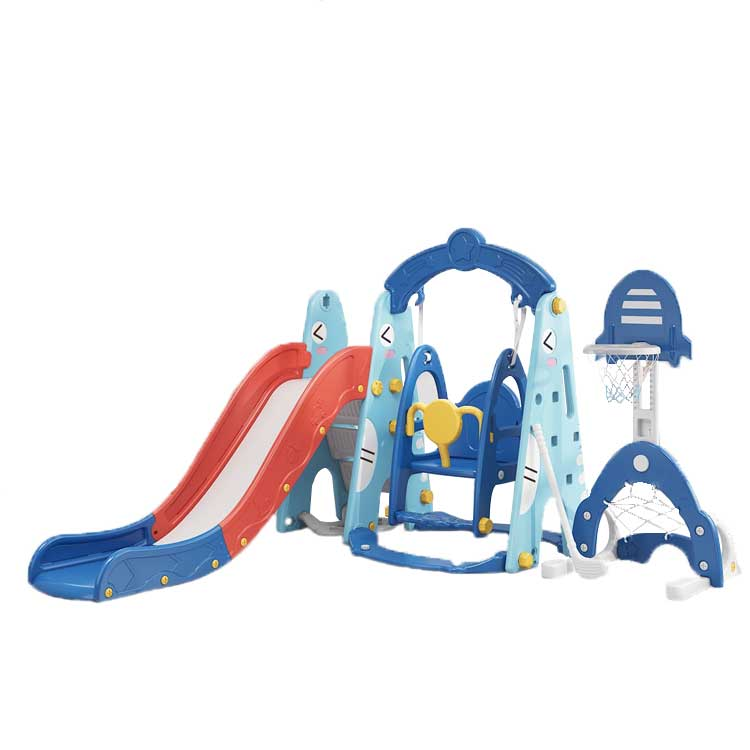 Wholesale toddler indoor baby plastic sliding toys kids plastic swing children's slide playground and swing play set