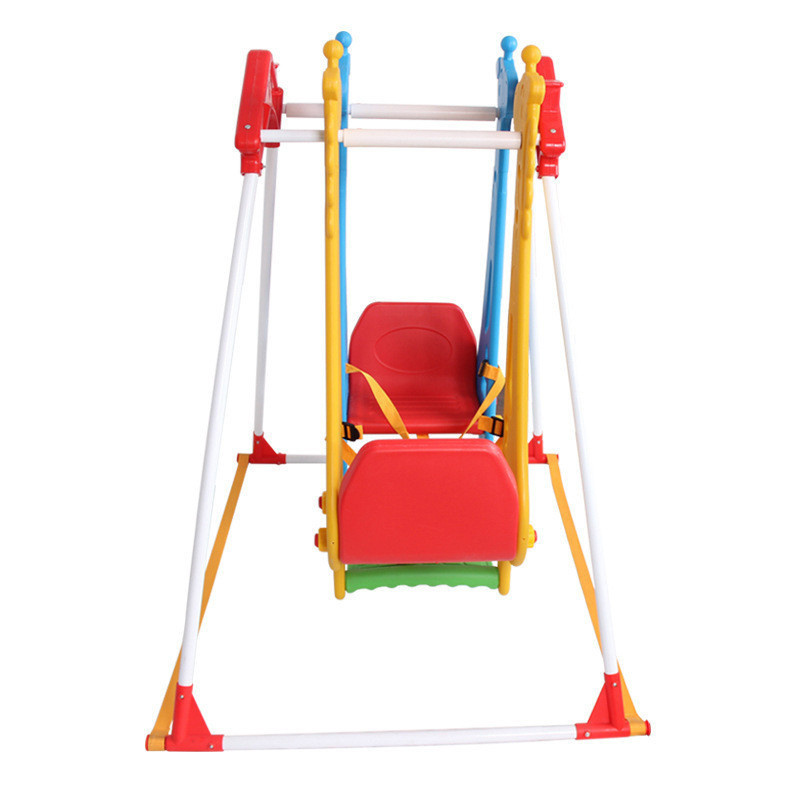 Union play plastic giraffe swing two seats swing with safety belt