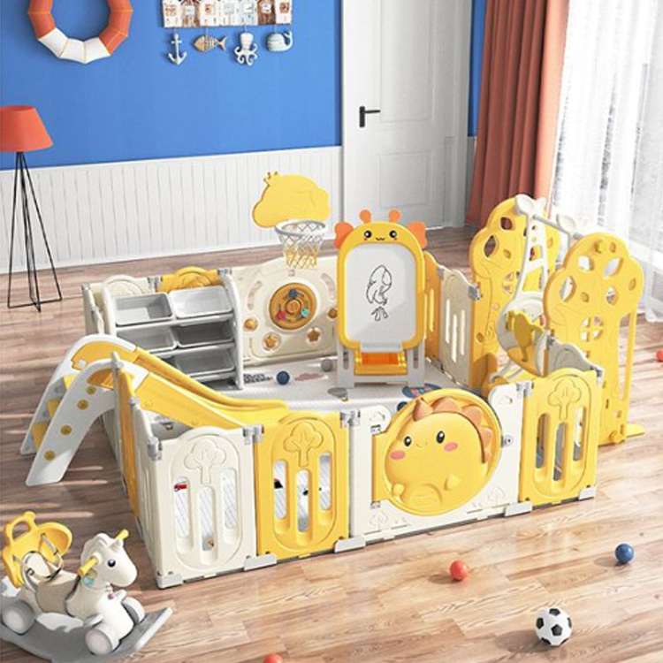 Indoor Playground Children folding Play Fences Colorful Baby Safety Playpen for Sale