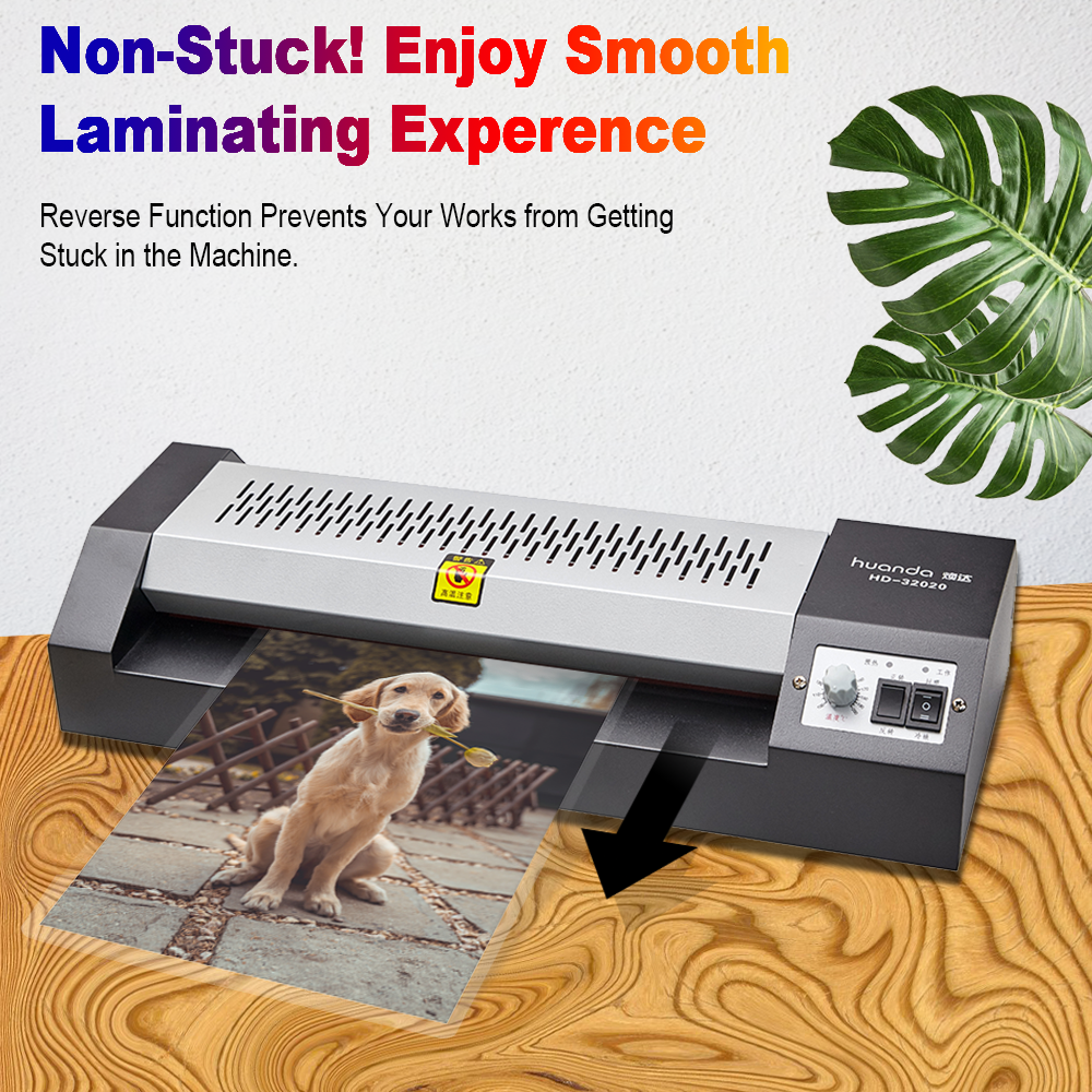 Huanda HD-32020 A3 Lamination Machine A4 Size 50KTYZ 475mm/min Pouch Laminators Hot Laminating Machine