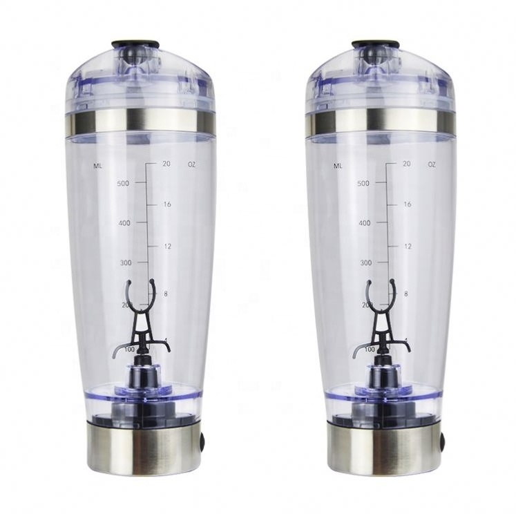 USB Rechargeable Aluminum Vortex Mixer  Bottle - Portable Electric Protein Mixer  Bottle