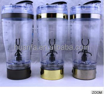 Protein Electric Shaker Movement Automatic Stirring Cup/Stainless Steel Colorful 450/600ML Shaker Bottle Mixer For Gift