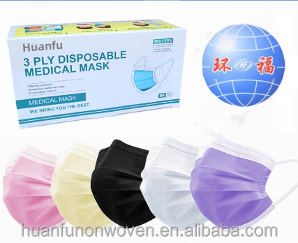 Wholesale Face Mask Suppliers Level 3 Disposable Multi Color Face Mask Masks With fast shipping