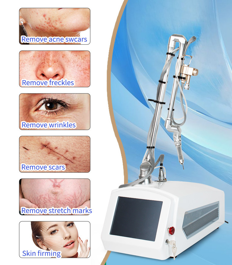 best selling fractional co2 laser dark skin 2024 for stretch marks laser co2 fraccionado