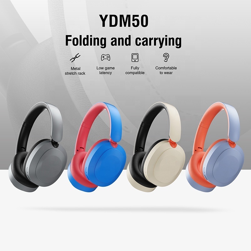 Fashion Wireless Bluetooth Headphone Foldable Headband Earphones HIFI Music Earbuds Sport Gaming Headset No Delay for Phone